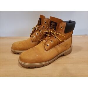 Timberland 10960 Classic Lace Up Boots Size 7 Boys Men Wheat